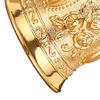 Exquisite Engraved Metal Hand Bell Polished Finish Brass Call Bell Hand Dinner Bell  For Meditation