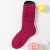 SYVISS Unisex Solid Color Scrunch Socks - Long Warm Leg Warmers, Slouch & Bubble Styles for Men and Women.
