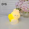 Bear Night Light Cute Silicone Lamp Soft Glow Flicker Free Battery Powered Cartoon LED Bedside Lamp Room Decoration