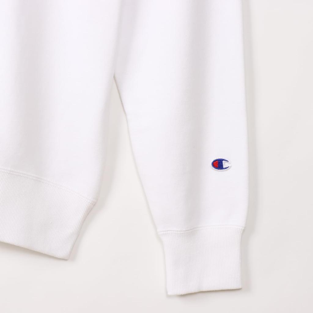 Champion Basic Long Sleeve Crew Neck Large Made In USA with Embroidered Men's Sweatshirt, Size, Cotton, Logo, C3-Y035L-010-3L