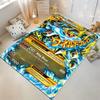 Potdemiel Japanese Anime Classic Charizard Card Printed Carpet Living Room Mats Bedroom Decor Rug Crawl Mat Great Holiday Gift