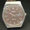 VINTAGE SEIKO AUTOMATIC JAPAN 6319A MENS BROWN COLOR DIAL WATCH a701363-5