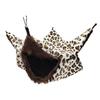 Rat Hammock Suspended Double Layers Hanging Bed Animals Cages House for Rats Multifunction Fleeced Sweet Gift Pet Supplies