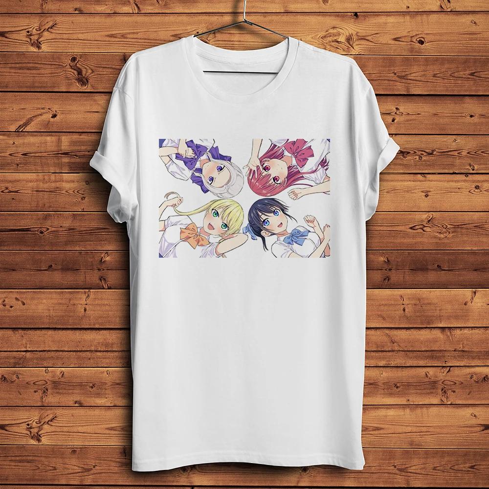 Kawaii WaifuKanojo Mo KanojoMinase NagisaSaki SakiRika Funny Anime TshirtUnisex White T Shirt UnisexOtaku Tee
