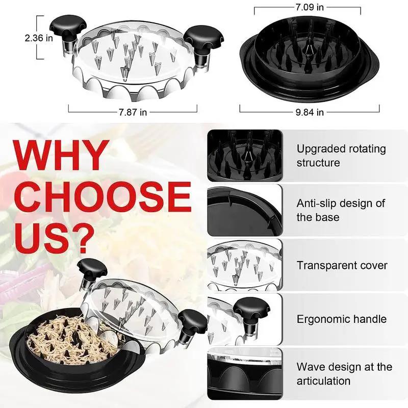 Shred Machine Better Than Bear Claws Meat Shredder for Pulled Pork Beef Cooked Chicken Vegetable Kitchen Tool Meat Grinders 4