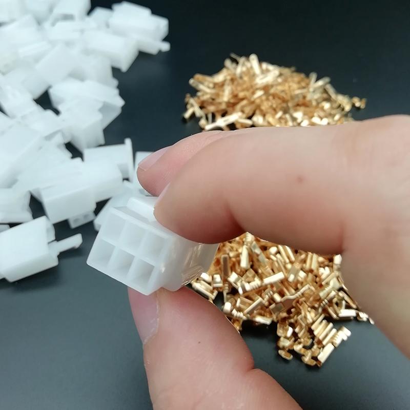 50 X Car Electrical 2.8mm 2 3 4 6 9 Pin Cable Crimp Connector Terminal W Hook