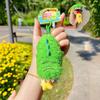 Funny Cartoon Crocodile Pendants Soft Friends Bag Charm Brown Drawstring Bear Doll  Kids