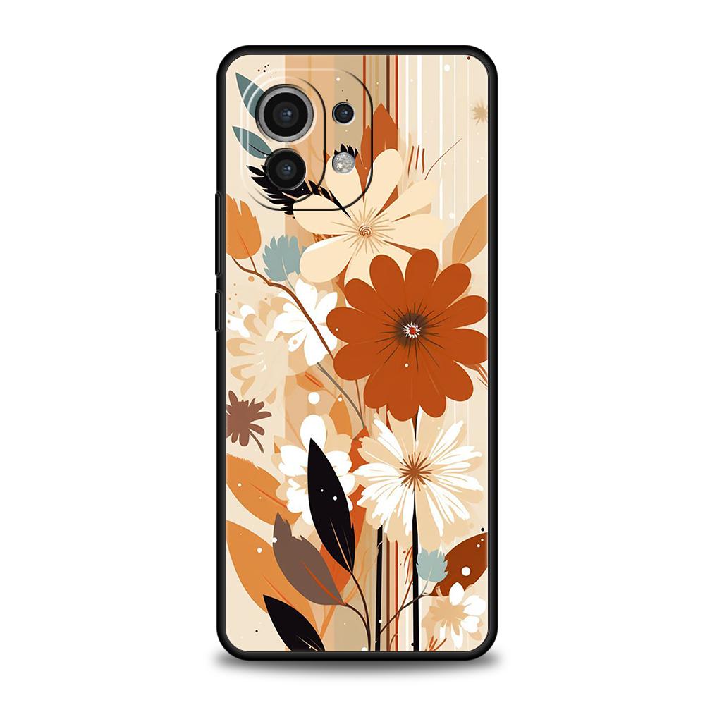Чехол для телефона подсолнух для Xiaomi Mi 14 13 12 11 Ultra 13T 12T Poco C51 F3 F4 F5 X3 X4 NFC M3 Pro Lite 5G Силиконовый Чехол Сумка