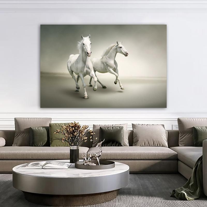 Horses Posters And Prints Animal Pictures Modern Canvas Paintings Wall Art For Living Room Home Decorations Cuadros No Frame