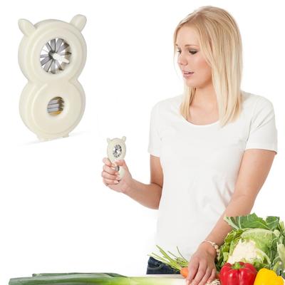 Овощерезка для лука, кухонный измельчитель, острый дизайн лезвия, компактный размер, портативная овощерезка, инструмент для резки фруктов