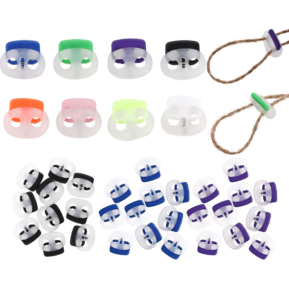 Buckle Clamp Sewing Accessories Lanyard Parts Cord Lock Stopper Spring Buckle Buttons Toggle Clips