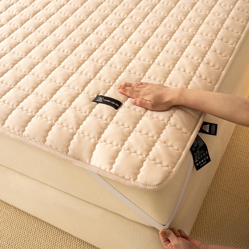 Водонепроницаемый наматрасник - Антимикробная наволочка для матраса с эластичными резинками - Гипоаллергенный, бесшумный тонкий матрас