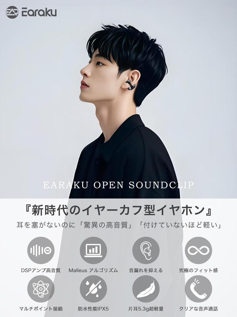 Тип для превосходного качества звука и аксессуар Earaku SoundClip беспроводные открытые наушники-каффы ультра не блокируют ухо тип клипсы без звуковых инноваций