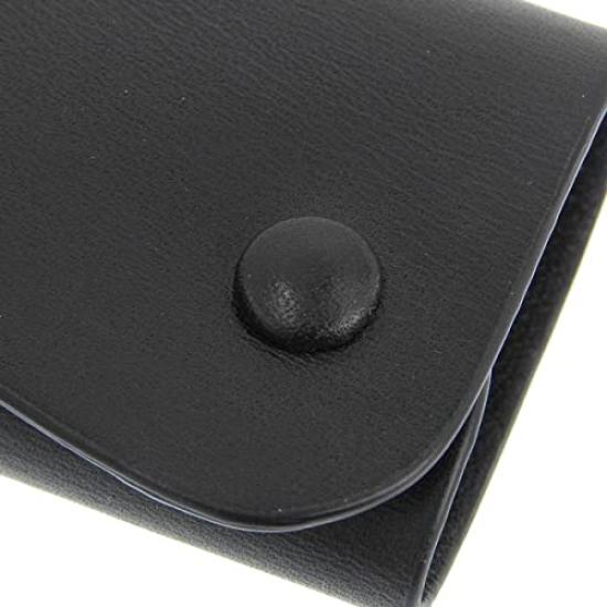 Key Case Key Ring Brand Leather Genuine Leather 4 Rows SKH087 PV0011 Unisex [Ilbizonte] Men's Women's (NERO/Black) [Item]