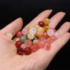 Мини-энергетические бусины из натурального камня в форме яблока с отверстием, бусины из драгоценных камней с лечебным эффектом Рейки для изготовления ювелирных изделий, рождественские украшения своими руками, подарки 10×10 мм