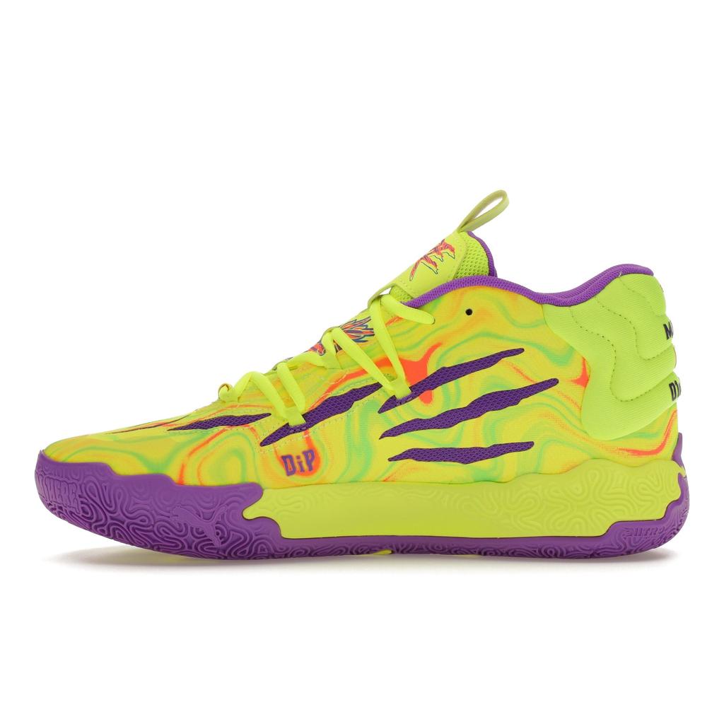 Puma Кроссовки унисекс MB.03 Spark желтые Safety-Yellow Purple-Glimmer 379898-01