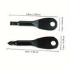 2pcs Portable Phillips Screwdriver Keyring Set - Multifunctional Mini Pocket Repair Tool Gadget for Camping Accessories