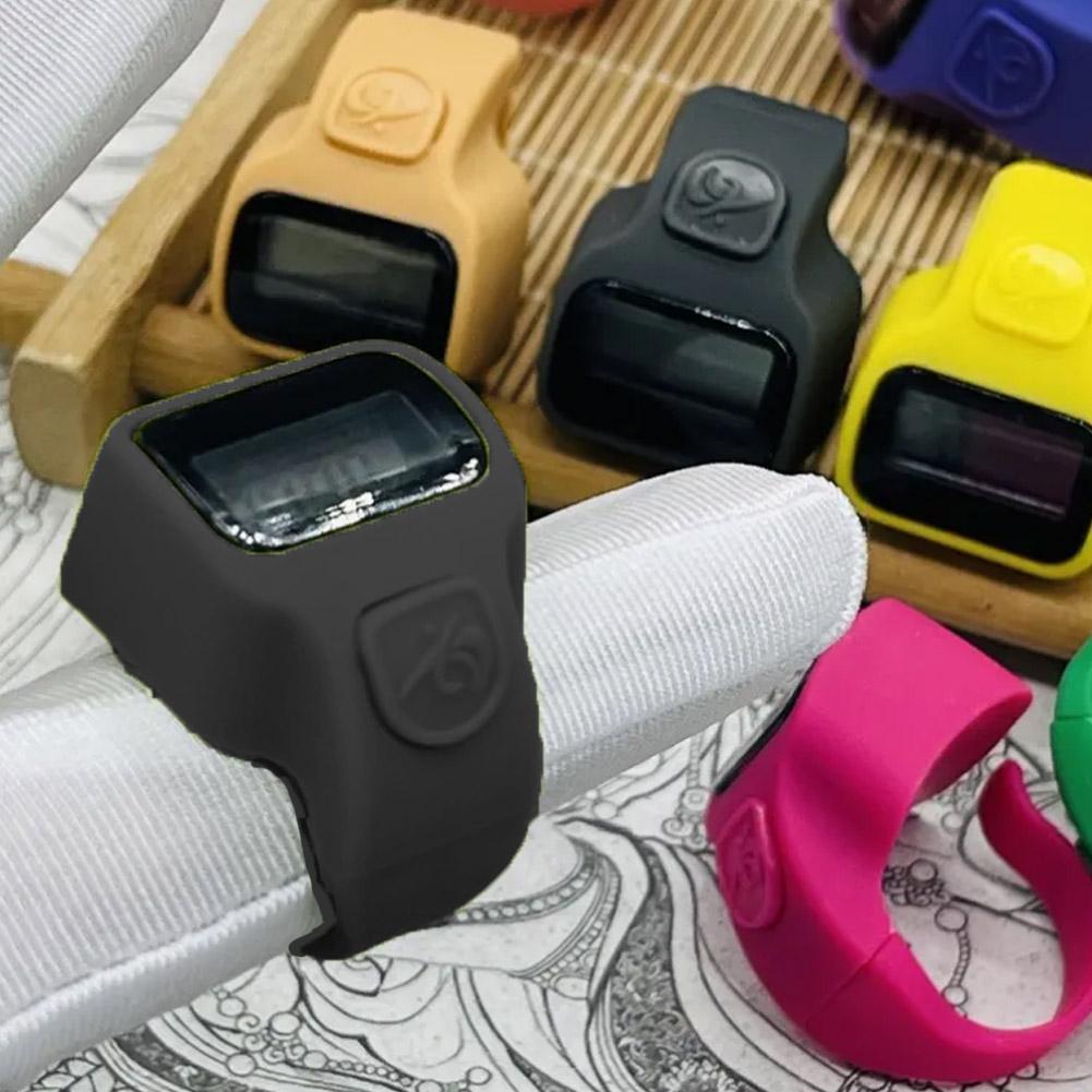1-20PCS Mini Electronic Finger Counters, Digital Display Hand Tally Counter 5-Digit Number Count Clicker Resettable Clicker Ring