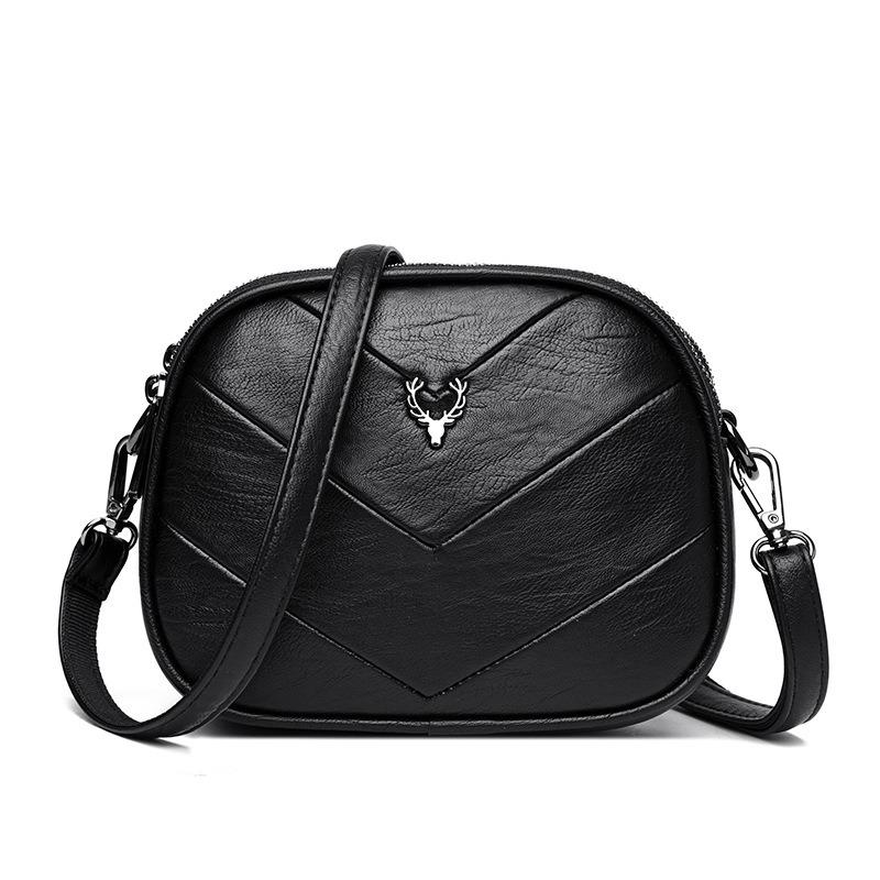 Женская сумка лето новая маленькая круглая сумка женская мода простая сумка на плечо темпераментная сумка для поездок кроссбоди