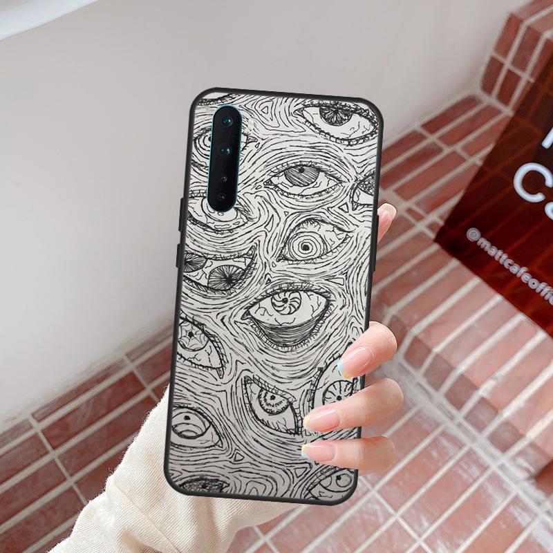 Чехол-маска с глазами для OnePlus 15 13 12 11 13T 13R 12R 10R 10T 8T OnePlus Nord 5 CE 3 4 Lite N20 N30