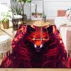 1pc Fierce Firefox Print, Design Indoor Area Rug, Soft, Anti-Slip, and Durable Gaming Room Decor for Bedroom, Living Room, and Exercise Rugs