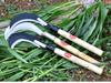 Large Outdoor Manganese Steel Weed Scythe - Long Handle Sickle for Grass Cutting and Corn Harvesting