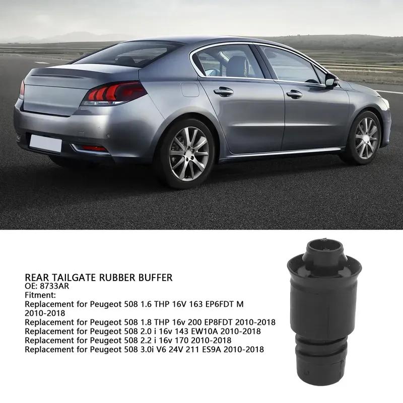 2Pcs 7908Y6 8733AR Trunk Rubber Pier Adjustable Stop Bonnet Buffer Tailgate Block Limit Block For Peugeot 508