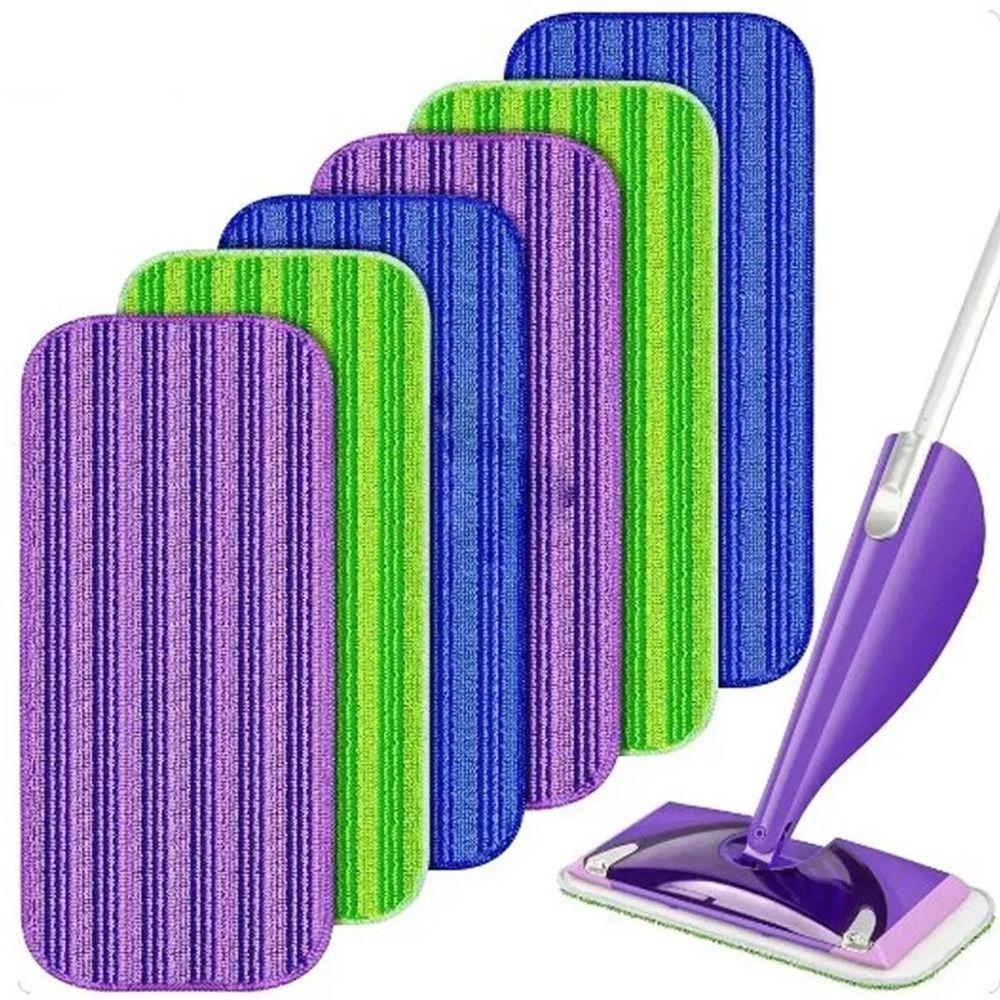 Dry and Wet Reusable Mop Pads Microfiber Mop Cloth New Mop Mat for Swiffer Wet Jet for Home