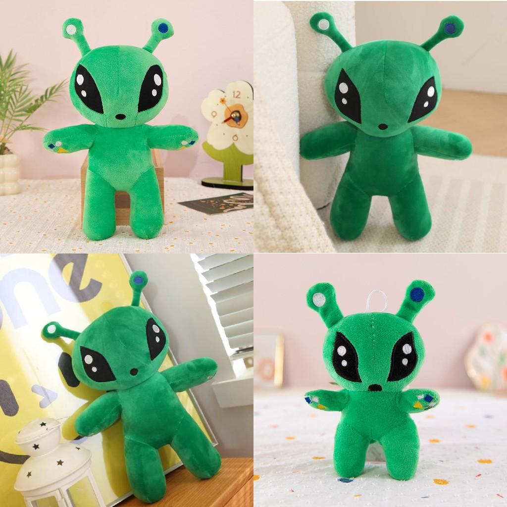 Большая плюшевая игрушка-инопланетянин с зелеными глазами, кукла-компаньон для сна для мальчиков и девочек, подарок на день рождения