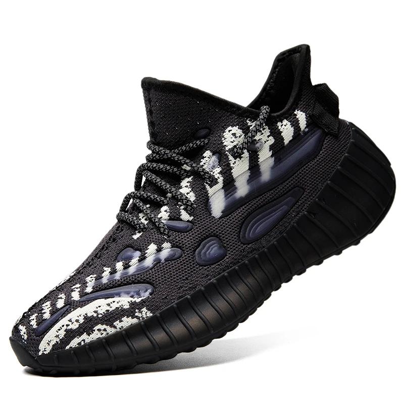 New Sneakers Men Shoes Mesh Breathable Male Trainers Street Trend Platform Walking Shoes For Men Light Sports Running Shoes