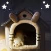 Cat  Bed Sleep House Warm Cave Dog Kennel Indoor Enclosed Tent Huts Sofa For Pet Cats Kittens Puppy