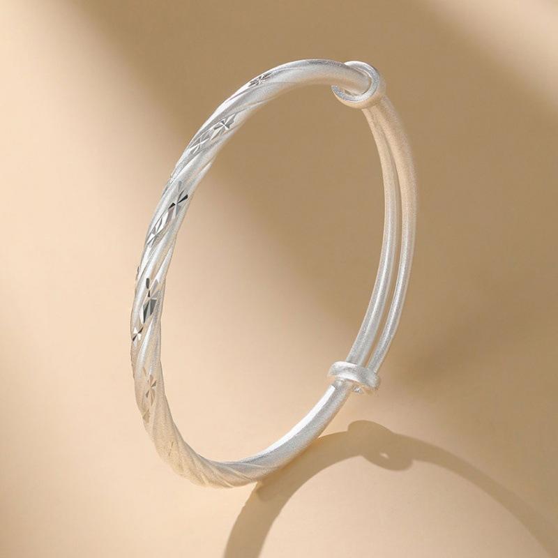 Zuyin 9999 Браслет Full Sky Star Transit Женский браслет из чистого серебра Метеоритный дождь Свет Роскошный древний метод Серебряный браслет Подарок на день Святого Валентина