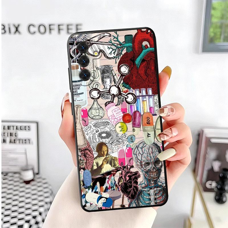 Мультяшный мягкий чехол для телефона Доктор Медсестра для Samsung A17 A37 A57 A16 A26 A36 A56 A15 A25 A35 A55 A14 A24 A34 A54 A13 A23 A33 A53 A52