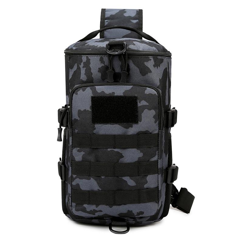 Тактическая альпинистская нагрудная сумка для мужчин, для пеших походов, кемпинга, рыбалки, велоспорта, на плечо, через плечо, спортивная, для активного отдыха, путешествий, тренировок, поясная сумка