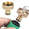 Латунный Резьбовой Соединитель 3/4" На 1/2" Быстроразъемные Фитинги для Водяных Труб Герметичный Прочный Адаптер для Шланга Смесителя