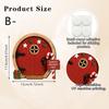 Creative Design Fairy Garden Gate Wooden Dollhouse Decorations Novelty Wooden Elf Door  Home Decor
