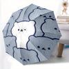 1 шт. Складной компактный зонт-трость «Семья белых медведей» с автоматическим открытием/закрытием, прочный купол на 8 спицах, легкий, портативный, для повседневного использования, подарок,,111