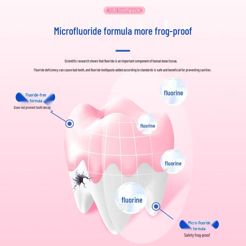 Avec Moi Probiotic Low Fluoride Kids Toothpaste