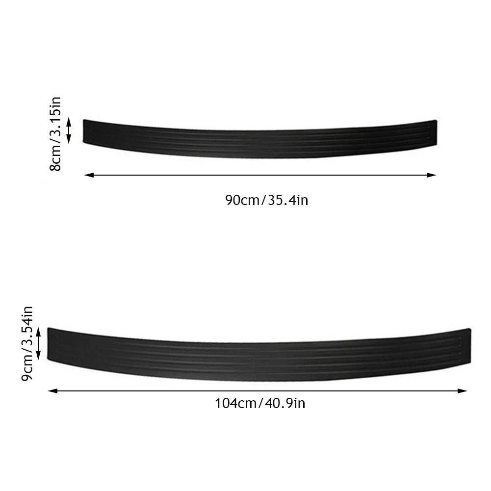 Универсальные защитные полосы для багажника автомобиля, защита для порога, защита заднего бампера, резиновые молдинги, накладка, накладка, полоса для стайлинга автомобиля