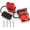 BUNKER INDUST 175A 1/0AWG Комплект разъемов жгута проводов для быстрого подключения аккумулятора Кабельный наконечник для быстрого подключения/отключения аккумулятора Для лебедки Автомобиля Прицепа Водителя