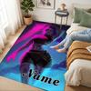 Custom Name Dark Warrior Living Room Non-Slip Area Rug Soft Carpet for Bedroom Kids Playroom Sofa Office Home Decor Doormat