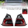 L+R LED Tail Lamp Outer Rear Tail Light 3 Pin For Tesla Model 3 Y 2017-2023