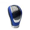 5 Speed Leather Red Gear Knob Car Gear Shift Knobs Universal Shifter Knob Gear Stick Shift Knobs Lever Manual Transmission