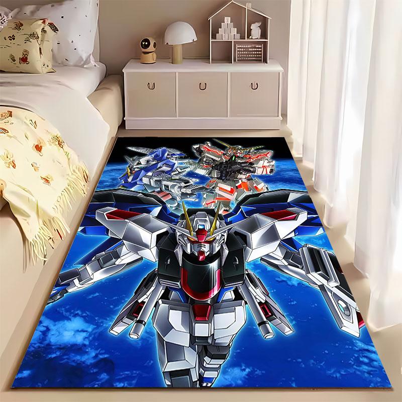 Mecha Design Robotic Battle Scene suitable as a non-slip mat for the living room or bedroom sofa