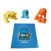 Happy Creatures 59 Pieces - Silicone Construction Blocks with Suction Cups