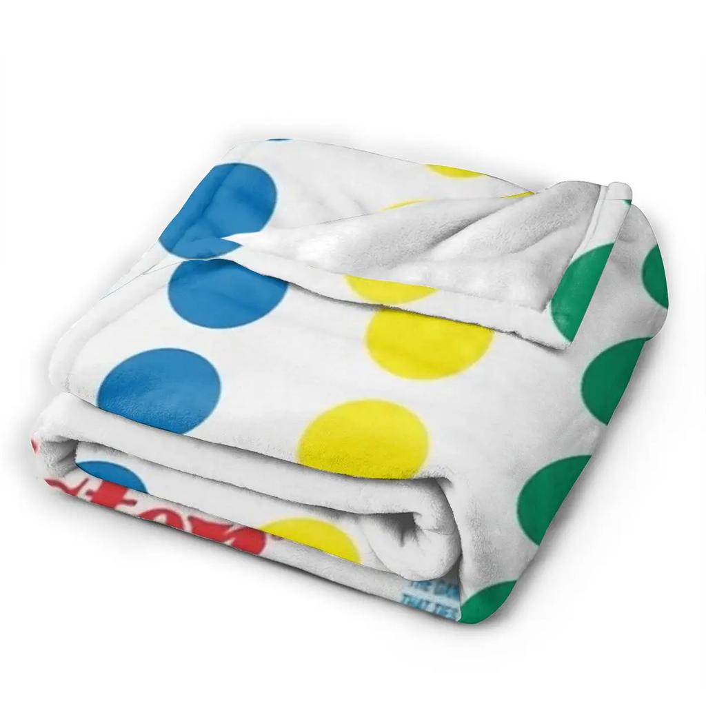 Фланелевое одеяло, игровое одеяло Twister, мягкие постельные принадлежности, теплое плюшевое одеяло для кровати, гостиной, пикника, домашнего дивана