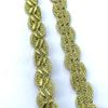 4m/13.12ft Each Bag Lace Trims Curve Ribbons Clothing Curtain Sewing Accessory Handmade DIY Craft Gold Silver Centipede Trim Decoration