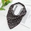 28cm Chip Flower Hair Scarf Bohemia Bandana Hair Band Retro Triangle Scarf Kerchief Women Girl Travel Headscarf Accessories