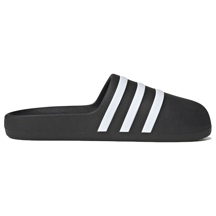 adidas AdiFOM Adilette Slide Черно-Белые Кроссовки Унисекс Core-Black Cloud-White HQ7218