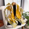 New 90*90cm Silk Scarf Scarftop Headwraps For Woman Fashion Four Seasons Hair Accessories Hijab Foulard Bandana Shawl Headscarf